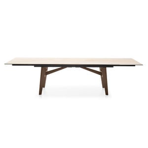 Abrey -jatkettava ruokapöytä, kullanvärinen marmori/smoke, 100 x 250/300 cm Abrey -jatkettava ruokapöytä, kullanvärinen marmori/smoke, 100 x 250/300 cm