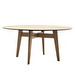 Abrey Dining Table, Golden Marble/Hazel, ø 160 cm