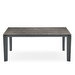 Delta Extendable Dining Table, Grey Ceramic/Matt Grey, 100 x 180/240 cm