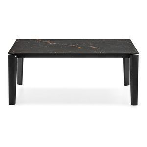 Dogma- jatkettava ruokapöytä, musta marmorikeramiikka/musta, 100 x 180/240 cm Dogma- jatkettava ruokapöytä, musta marmorikeramiikka/musta, 100 x 180/240 cm
