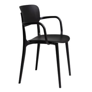 Liberty Chair with Armrests, Black