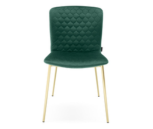 Love Chair, Green/Brass
