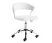 New York Office Chair, White Ekos Leather