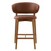 Oleandro Bar Stool, Cognac/Hazel, H 88 cm