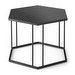 Renee Coffee Table, Grey/Matt Black, 52 x 60 cm