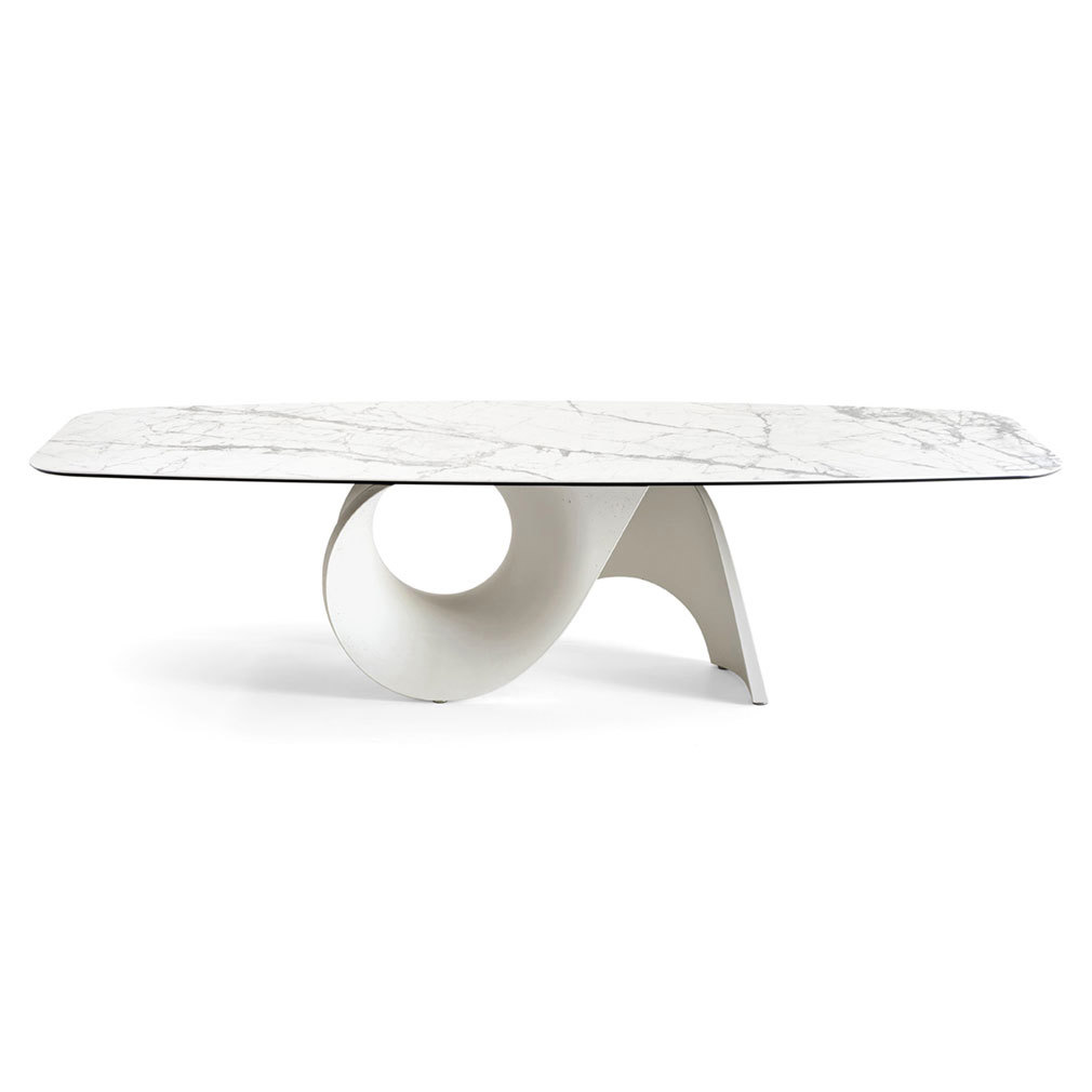 Calligaris Seashell-ruokapöytä valkoinen/valkoinen