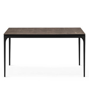 Silhouette Dining Table, Bronze/Matt Black, 90 x 160 cm