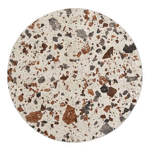 Terrazzo-matto, monivärinen, ø 240 cm