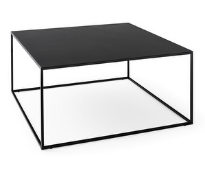 Thin Coffee Table, Black, 70 x 70 cm
