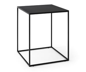Thin Coffee Table, Black, 40 x 40 cm