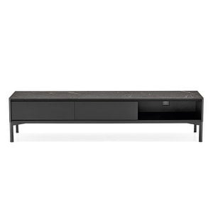 York Entertainment Unit, Matt Black, W 184 cm