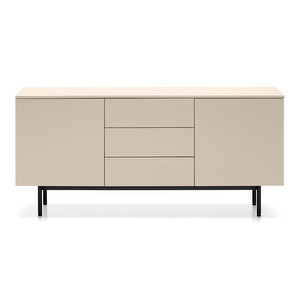 Made-senkki, beige / musta, 2 ovea, 3 laatikkoa Made-senkki, beige / musta, 2 ovea, 3 laatikkoa
