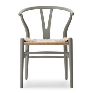 CH24 Wishbone -tuoli, soft Clay, luonnollisenvärinen istuin