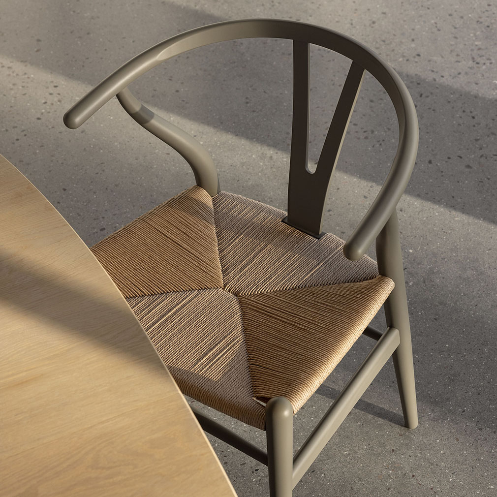 Carl Hansen & Søn CH24 Wishbone Chair, Soft Clay | Vepsäläinen