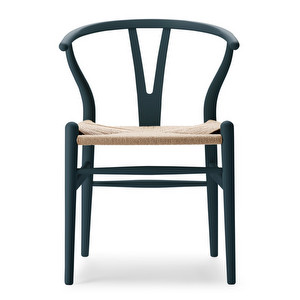 CH24 Wishbone Chair, Soft North Sea