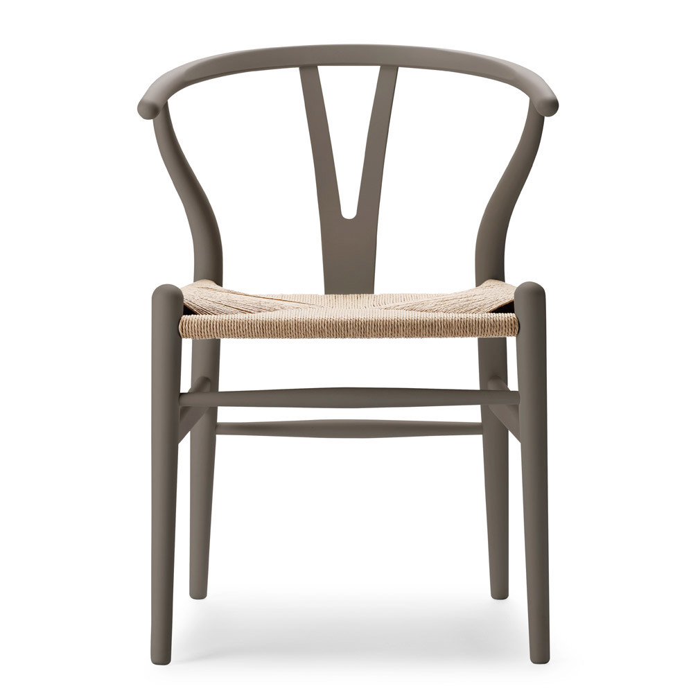 Carl Hansen & Søn CH24 Wishbone -tuoli soft Slate, luonnollisenvärinen istuin