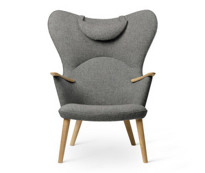 CH78 Armchair, Fiord Fabric 151 Grey