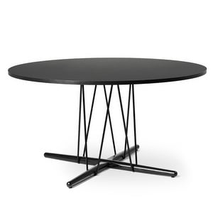 Embrace Dining Table, Black Oak / Black, ø 140 cm