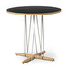 Embrace Dining Table, Oiled Oak / Black, ø 80 cm