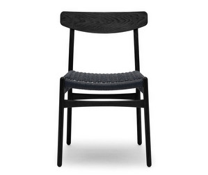 CH23 Chair, Black Oak / Black