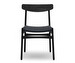 CH23 Chair, Black Oak / Black