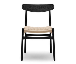 CH23 Chair, Black Oak / Natural