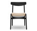 CH23 Chair, Black Oak / Natural