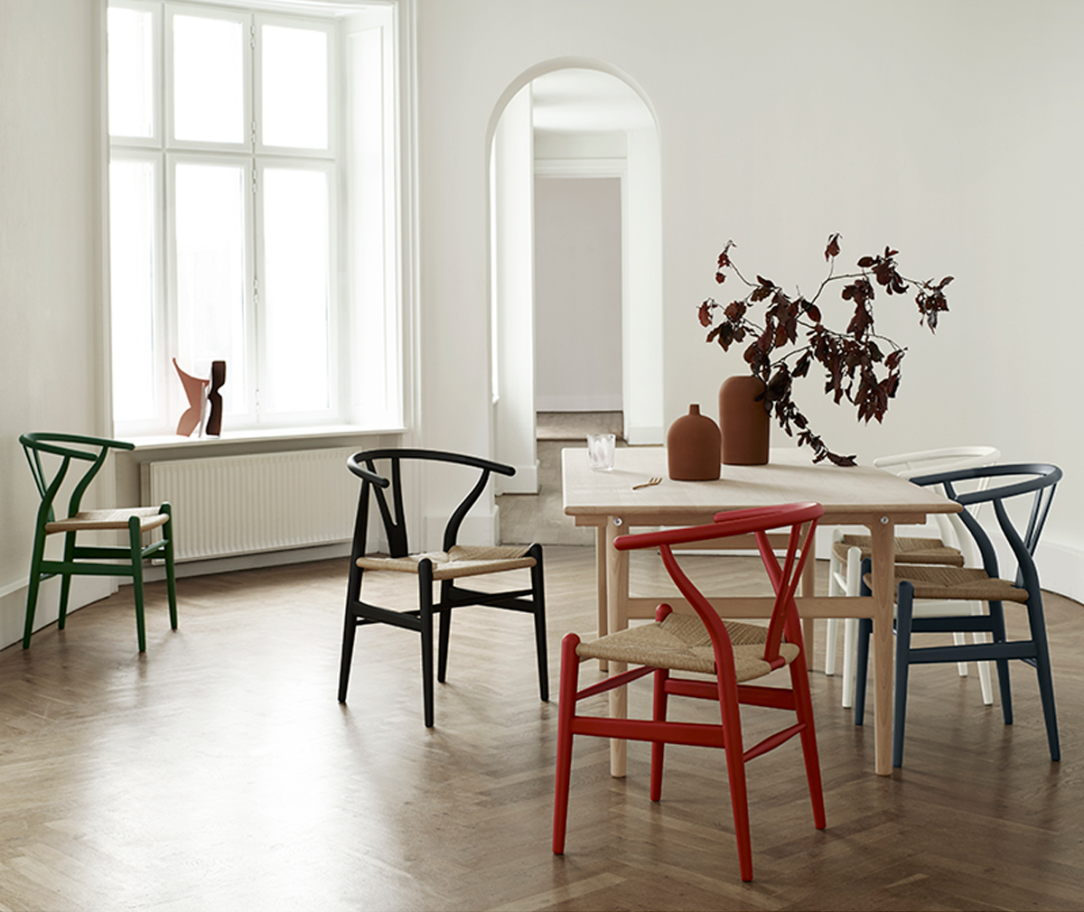 Carl Hansen S n CH24 Wishbone Chair Soft Anthracite Grey