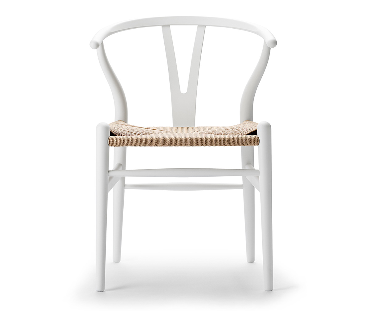 Wishbone dining shop chair white
