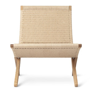 Cuba Armchair, Oiled Oak / Natural Paper Yarn