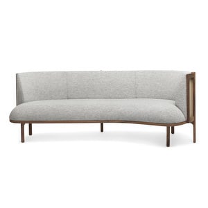 Sideways-sohva, Hallingdal-kangas 116 harmaa/pähkinä