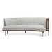 Sideways Sofa, Hallingdal Fabric 116 Grey / Walnut