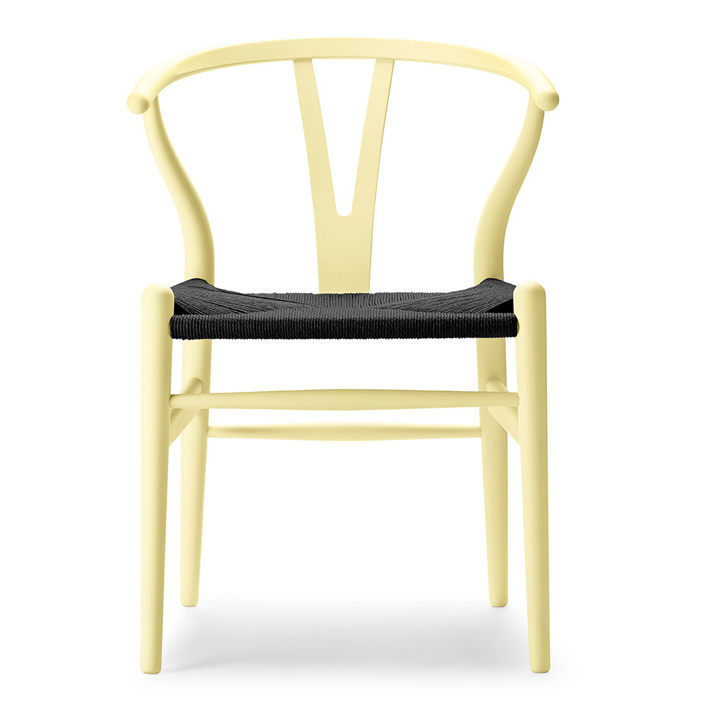 Carl Hansen & Søn CH24 Wishbone -tuoli soft Hollyhock, musta istuin
