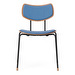 VLA26 Vega Chair, Lacquered Oak / Blue
