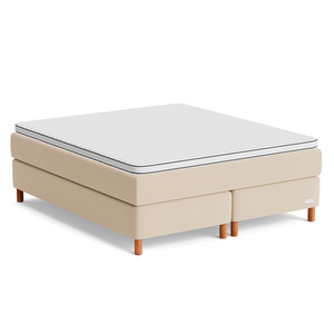 Sandö-sänky, Wool-kangas beige , 160 x 200 cm / medium - firm