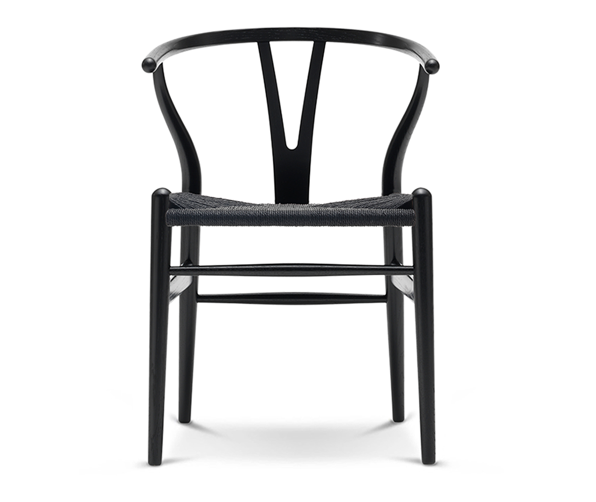 Wishbone chair black seat hotsell