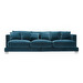 Colorado-sohva, Classic Velvet -kangas 12 tummansininen, L 270 cm