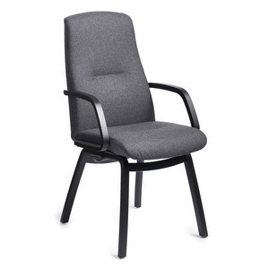 Freetime Chair with Armrests, Sheford Fabric Grey / Black