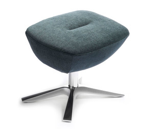 Globe Footstool, Velvety Velvet 28 Dark Green