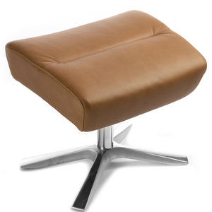 Myplace Footstool, Jesolo Leather Cognac