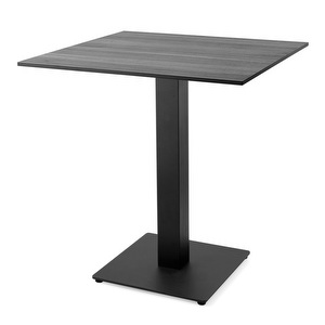 Cocktail-pöytä, musta, 70 x 70 cm