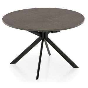 Cozy- jatkettava ruokapöytä, tummanruskea/musta, ø 120/165 cm Cozy- jatkettava ruokapöytä, tummanruskea/musta, ø 120/165 cm