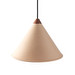 Namibia Pendant, Beige Leather/Copper, ⌀ 35 cm