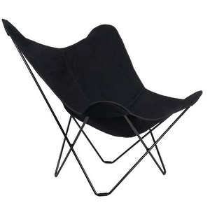 Mariposa Butterfly Chair, Black/Black
