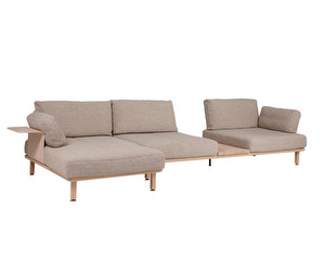 Combo Sofa, Fabric Barnum 02 Sand, W 350 cm