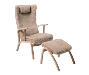 Duo Armchair, Sheepskin 003 Natur, H 105 cm