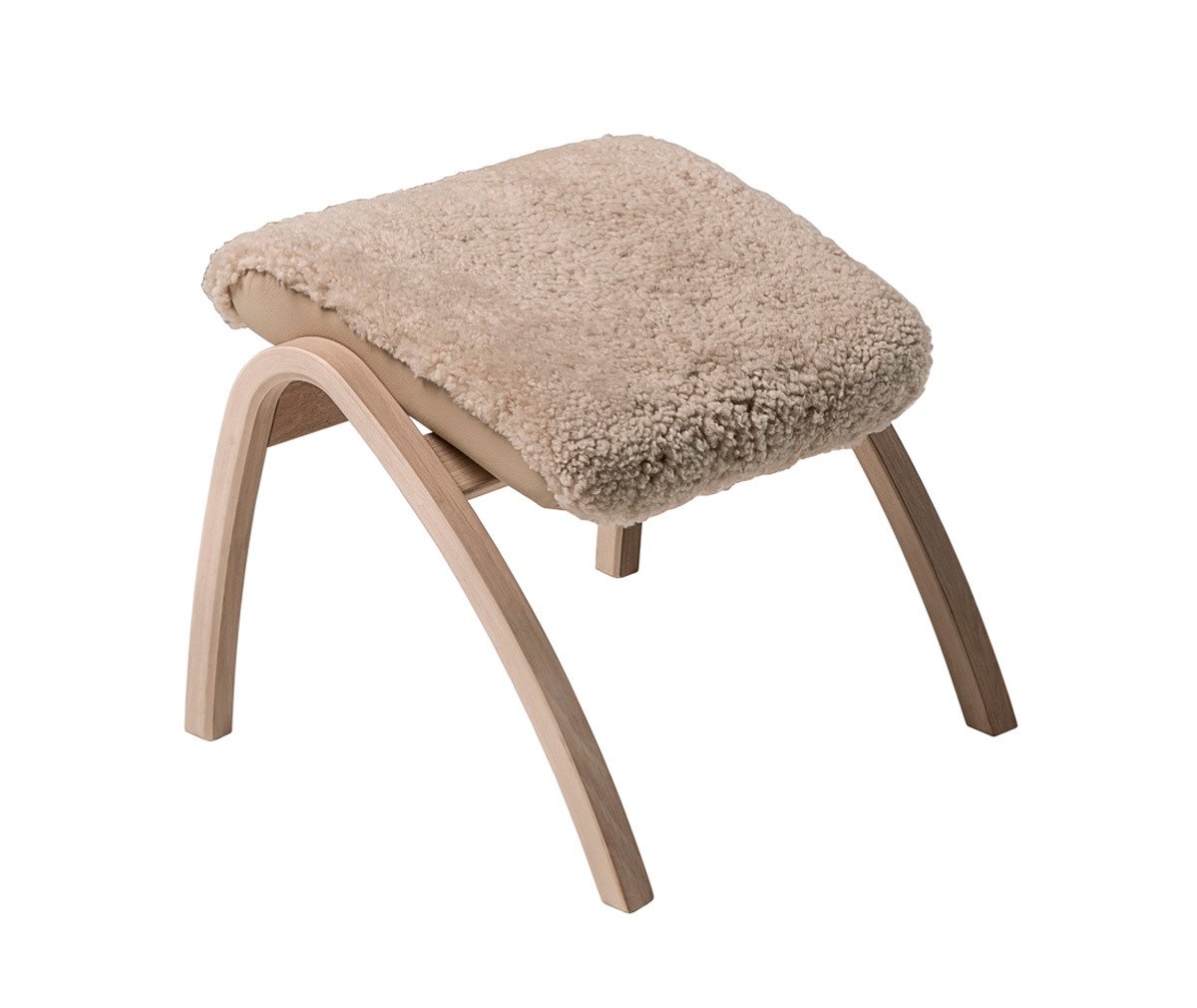 Dahlqvist Duo Ottoman Sheepskin 003 Natur