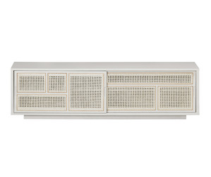 Air Sideboard, White/Rattan