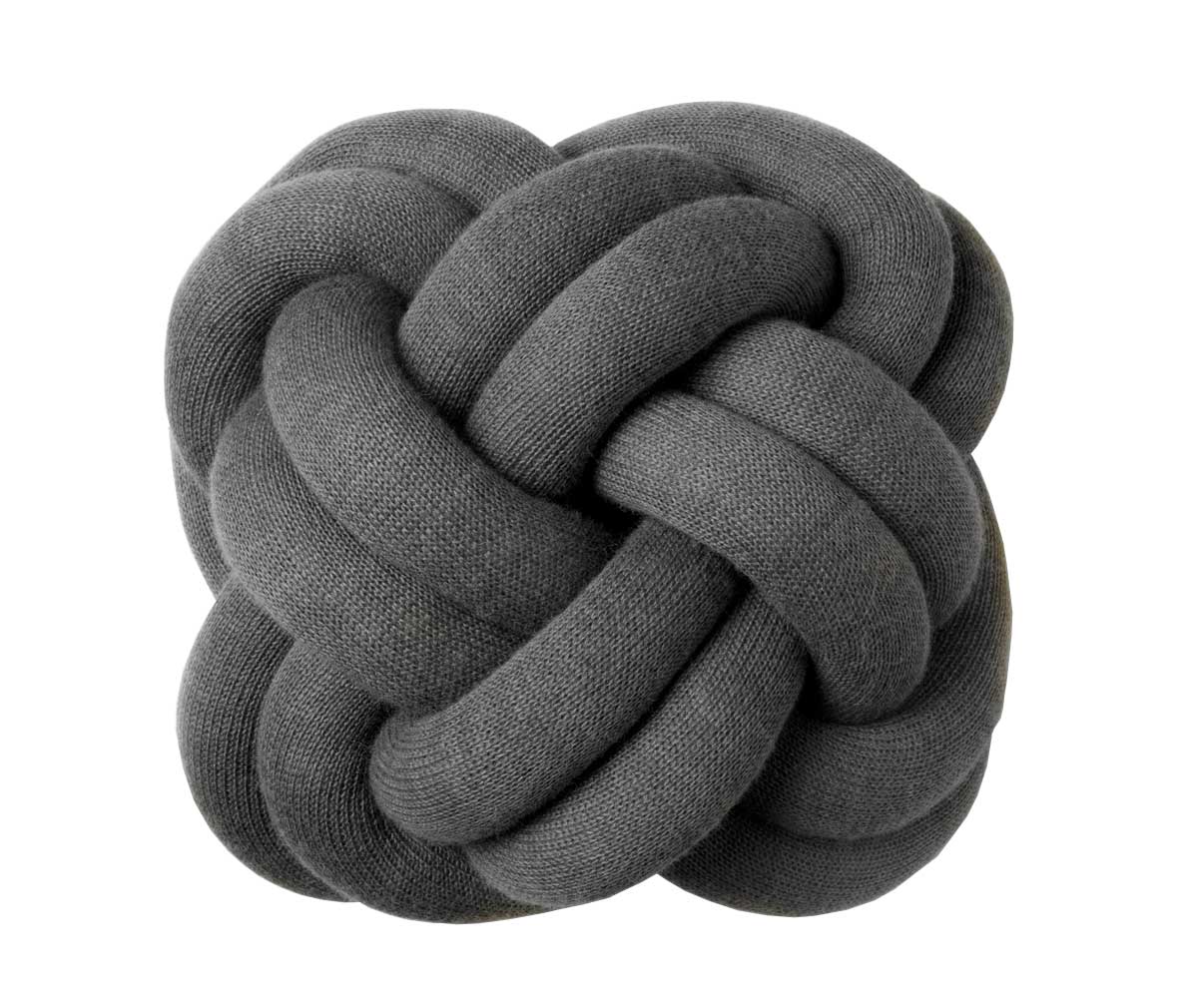 Grey cheap knot pillow