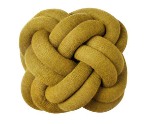 Knot Cushion, Yellow